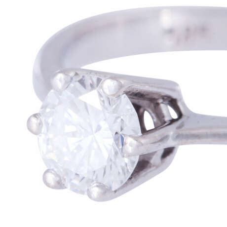 Solitaire ring with diamond of approx. 0.5 ct, - photo 5