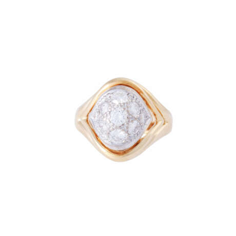 Ring with diamonds of total approx. 0,85 ct, - photo 2