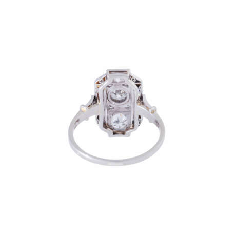 Ring with 3 diamonds total ca. 0,45 ct - Foto 4