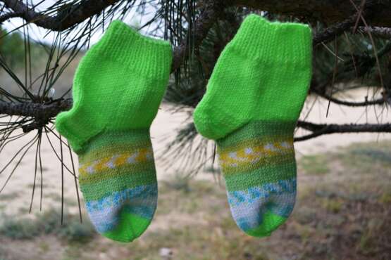 „Socken“ Textilien Handgestrickt Mythologisches 2018 - Foto 1
