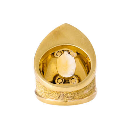 Ring with citrine ca. 10 ct, - photo 4