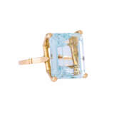 Ring mit Aquamarin ca. 11 ct, - photo 1