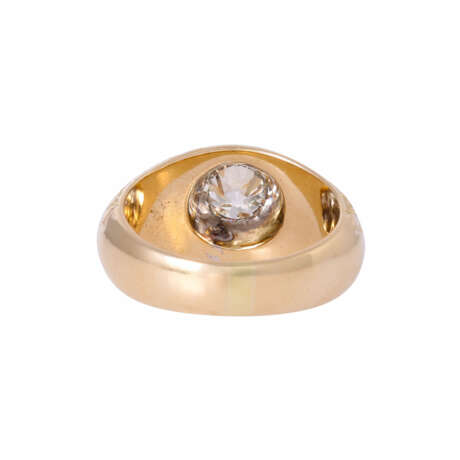 Ring with old cut diamond ca. 0,50 ct, - Foto 4