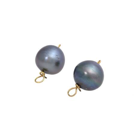 Long Tahitian pearl necklace, - photo 5