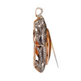 Antique pendant with brown yellow citrine - photo 3