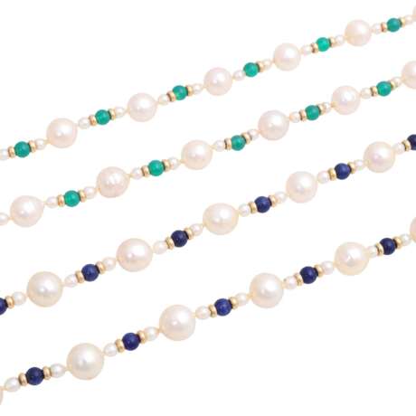 Set of two long beaded necklaces, - фото 2
