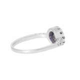 Ring with iolite and diamonds together ca. 0,12 ct, - photo 3