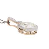 Solitaire pendant with old cut diamond ca. 2,3 ct, - photo 4