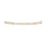 Bracelet with 24 diamonds total ca. 1,4 ct (hallmarked), - Foto 1