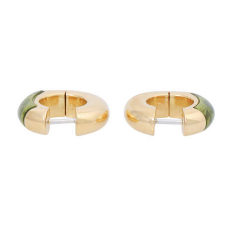 JOOP Pair of Creoles mit Peridots, - фото 2