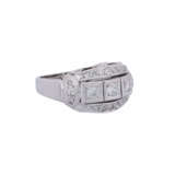 Ring with diamonds total ca. 0,60 ct, - photo 1