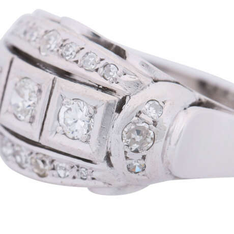 Ring with diamonds total ca. 0,60 ct, - photo 3