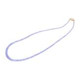 Faceted tanzanite necklace in size gradient - photo 3