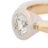 Ring with diamond ca. 0,50 ct, - фото 3