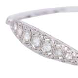 Bracelet with Art Deco centerpiece with old-cut diamonds, total ca. 0.6 ct, - Foto 4