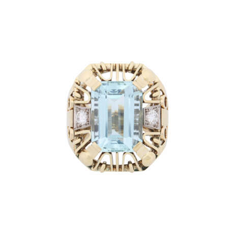 Extravagant ring with aquamarine of about 16 ct. - photo 2