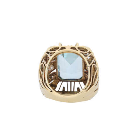 Extravagant ring with aquamarine of about 16 ct. - Foto 3