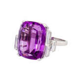 Ring with fine amethyst and diamonds - photo 5