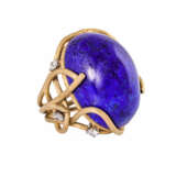 Ring with large lapis lazuli cabochon - фото 1