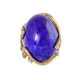 Ring with large lapis lazuli cabochon - фото 2