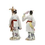 MEISSEN, two figures from the series "Foreign Peoples", 20th c. - фото 3