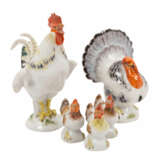 MEISSEN, assorted miniature figurines "Chicken cattle" 20.c. - фото 1