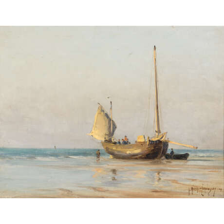 RICARD-CORDINGLEY, GEORGES R. (1873-1939) "Fischerboot" - Foto 1