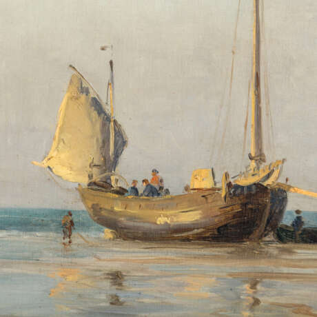 RICARD-CORDINGLEY, GEORGES R. (1873-1939) "Fischerboot" - Foto 4