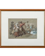 Auguste Delacroix. DELACROIX, AUGUSTE (1809-1868) "The Beach"