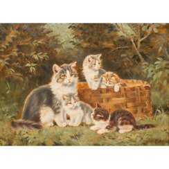 KÖGL,BENNO (1892-1973) "Family of Cats