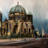Berliner Dom Canvas on the subframe Oil on canvas Expressionism Architectural landscape Germany 2010 - photo 1