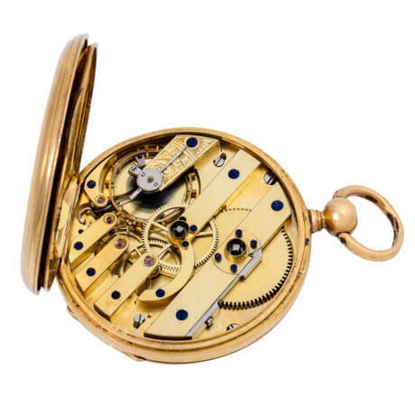 Antique open pocket watch Neuchatel. - фото 3