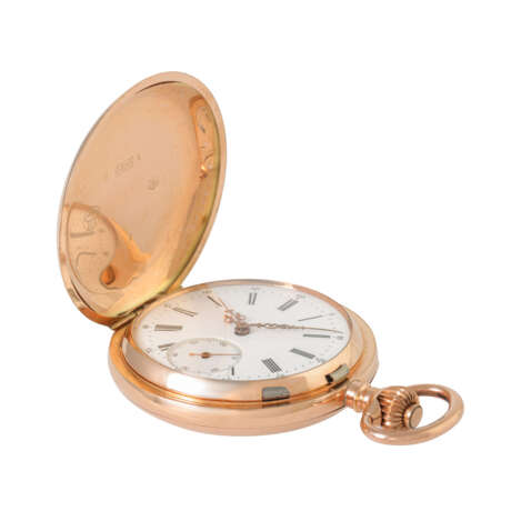 LE FILS DE L. BRAUNSCHWEIG & CIE. antique Chronométre No. 527 half second jump pocket watch. - photo 6