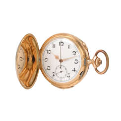 Beautifully preserved 1/4 repetition pocket watch with chronograph.
