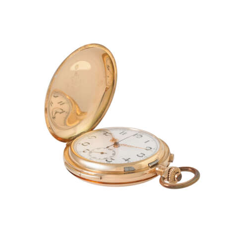 Beautifully preserved 1/4 repetition pocket watch with chronograph. - фото 6