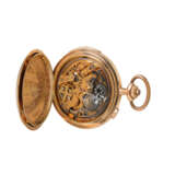 Beautifully preserved 1/4 repetition pocket watch with chronograph. - фото 7