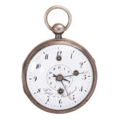 FEYTEL Á MONTELIMART spindle pocket watch with alarm clock ca. 1800.