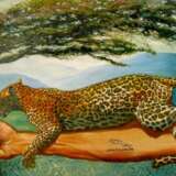 “Jaguar” Canvas Oil paint 398 2017 - photo 1