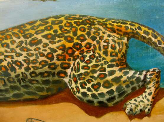 “Jaguar” Canvas Oil paint 398 2017 - photo 3