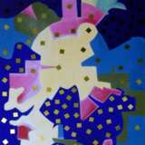 Peinture à l'huile «Абракдабра», Toile sur le sous-châssis, модерн, Cubisme, мысли, Ukraine, 2023 - photo 1