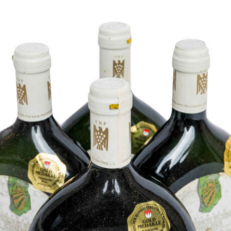 MICHELBACHER APOSTELGARTEN 4 bottles RIESLANER AUSLESE 1999 - photo 2