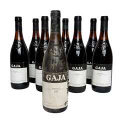 GAJA 8 bottles BARBARESCO 1981