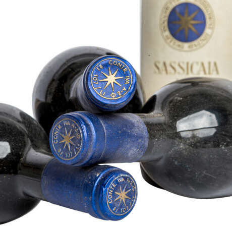 TENUTA SAN GUIDO 4 bottles of SASSICAIA 1986 - фото 4