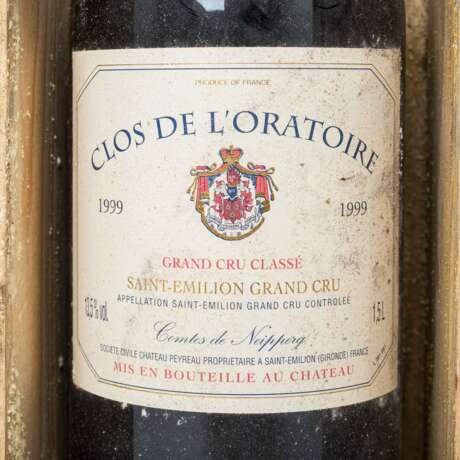 CLOS DE L'ORATOIRE 1 magnum bottle SAINT-ÉMILION 1999 in wooden box - photo 2