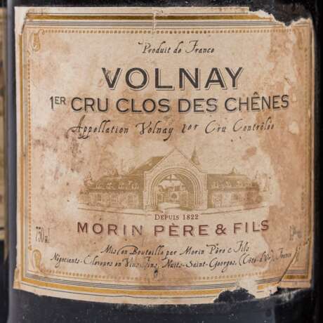 VOLNAY 5 bottles MORIN PÈRE & FILS, CRU CLOS DES CHÊNES, 1998 - Foto 4