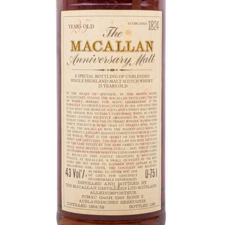 MACALLAN Anniversary Malt 25 Year Old Single Malt Scotch Whisky - фото 3