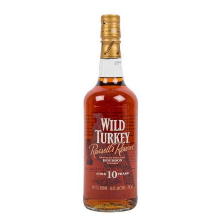 WILD TURKEY RUSSELL'S RESERVE Straight Bourbon Whiskey "Aged 10 Years - photo 1