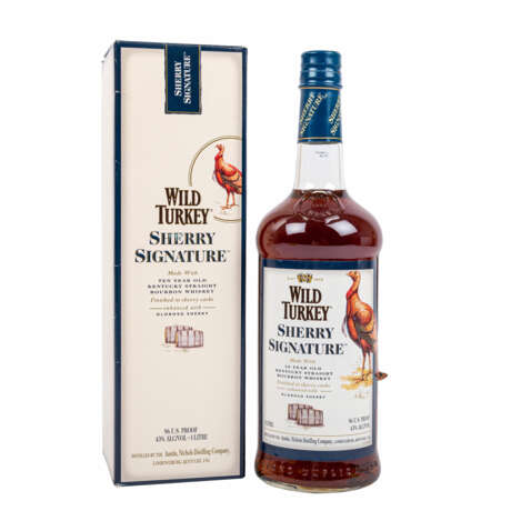 WILD TURKEY SHERRY SIGNATURE Straight Bourbon Whiskey, 10 years - photo 1