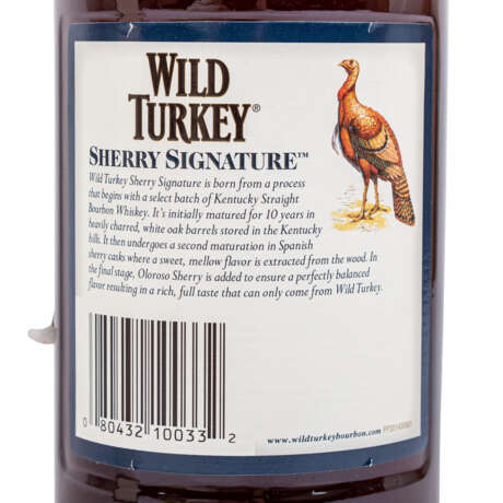 WILD TURKEY SHERRY SIGNATURE Straight Bourbon Whiskey, 10 years - photo 4