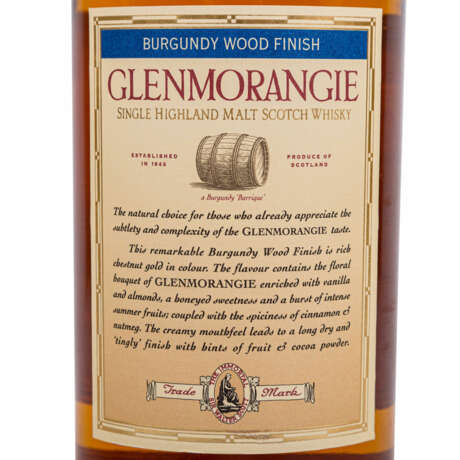 GLENMORANGIE BURGUNDY WOOD FINISH Single Malt Scotch Whisky - photo 5